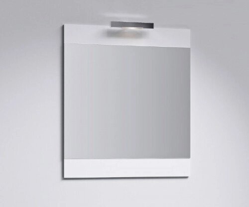 Панель Aqwella Brig 70 с зеркалом и светильником, цвет белый Br. 02.07/W от компании Интернет-магазин ProComfort - фото 1
