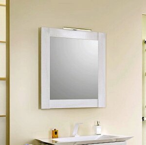 Панель с зеркалом и светильником Aqwella "Simphony" 70, цвет сосна беленая (Sim. 02.07/SB)