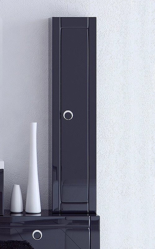 Пенал Aqwella Infinity подвесной черный Inf. 05.35/BLK от компании Интернет-магазин ProComfort - фото 1