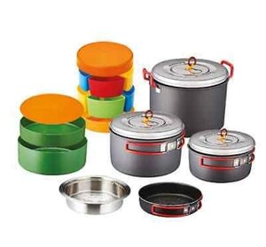 Набор посуды KOVEA (14 предметов) Мод. SYSTEM COOKWARE (7-8 персон) R 43094