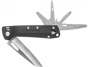 Складной нож LEATHERMAN Мод. FREE K4 GRAY (9^) лезвие (420HC): 8,4см, фиксатор, клип (вес: 156г.) R39036