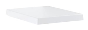 Сиденье для унитаза GROHE Cube Ceramic, быстросъемное с микролифтом, альпин-белый (39488000)