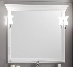 Зеркало OPADIRIS Риспекто 100, цвет белый матовый (Z0000001440)