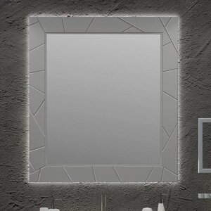 Зеркало OPADIRIS Луиджи 90, цвет серый матовый (00-00000523)