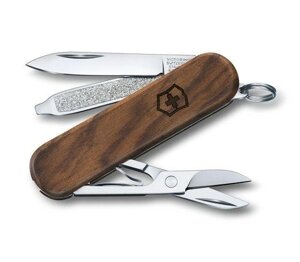 Нож VICTORINOX Мод. CLASSIC SD WOOD (58мм) - 7 функций, R 18132