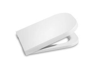 Сиденье с крышкой Roca THE GAP, мягкое закрытие без ободковый белое (только для напольного)(7801732004)