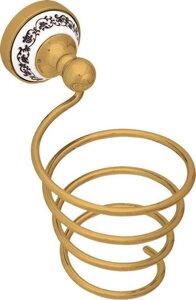 Держатель для фена Fixsen Bogema Gold FX-78519G белый-золотистый
