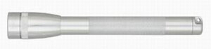 Фонарь MINI MAGLITE 2xAAA (9 Lum)(243cd)(31м)(2ч30м) серебристый в пластиковом футляре R34315