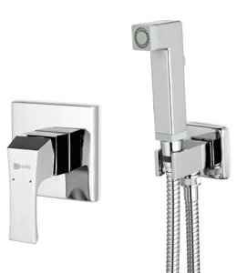 Смеситель с гигиеническим душем LeMark UNIT LM4519C, встраиваемый, хром