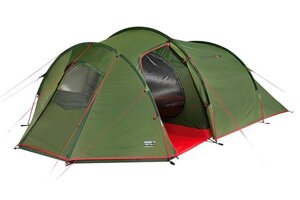 Палатка HIGH PEAK Мод. GOSHAWK 4 (4-x местн.) (оливковый/красный), R89493