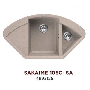 Кухонная мойка Omoikiri Sakaime 105C-SA 4993125 бежевая