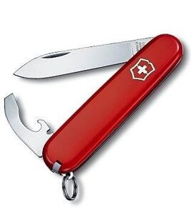 Нож VICTORINOX Мод. BANTAM (84мм) - 8 функций, красный R 18806