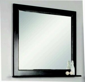 Зеркало Акватон Жерона 105 черное серебро 1A158802GEM50