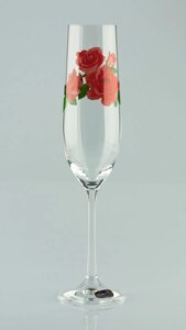 Фужеры Viola шампанское 190мл. 6шт. богемское стекло, Чехия 40729-OA973-190