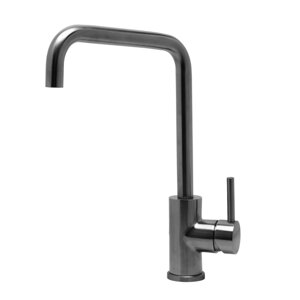 Смеситель Lemark Expert LM5077S для кухни с поворотным изливом, сталь