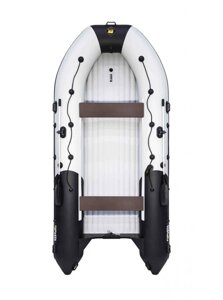 Лодка Ривьера 4300 Килевое НД комби светло-серый/черный (1449)