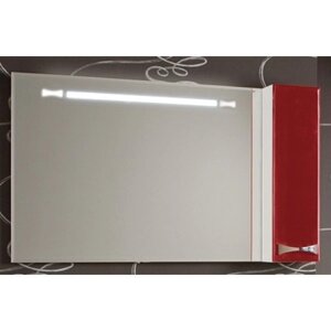 Зеркало Акватон, ДИОР, 120, правое, бело-бордовое
