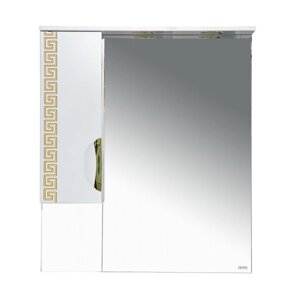 Престиж - 80 Зеркало-шкаф (левое) золотая патина
