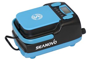 Насос аккумуляторный двухступенчатый HT-999 Seanovo для лодок ПВХ (0,34-1,38 атм), (2147)