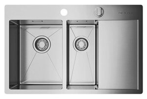 Кухонная мойка Omoikiri Akisame 78-2-IN-L (4993062) нерж сталь 60 см
