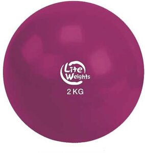 Фитбол Lite Weights 1702LW 2 кг фиолетовый