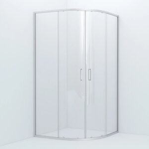 Душевое ограждение IDDIS Zodiac ZOD6CR0i23 100х100х195, глянцевый алюминиевый профиль