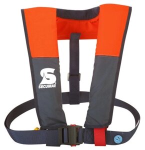 Спасательный жилет SECUMAR VIVO 100N (>50кГ)(баллон CO²-22г.)(синий/оранжевый) R 30380