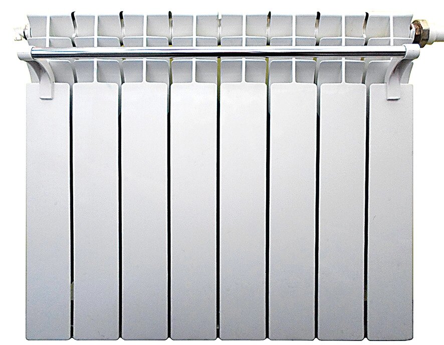 Полотенцедержатель ТЕРА для радиаторов ПДР-01 белый-хром от компании Интернет-магазин ProComfort - фото 1