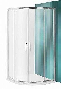 Радиусный стеклянный душевой угол. Roltechnik PXR2N 900 с 2 раздвижными дверями стекло chinchilla (PXR2N 900) от компании Интернет-магазин ProComfort - фото 1