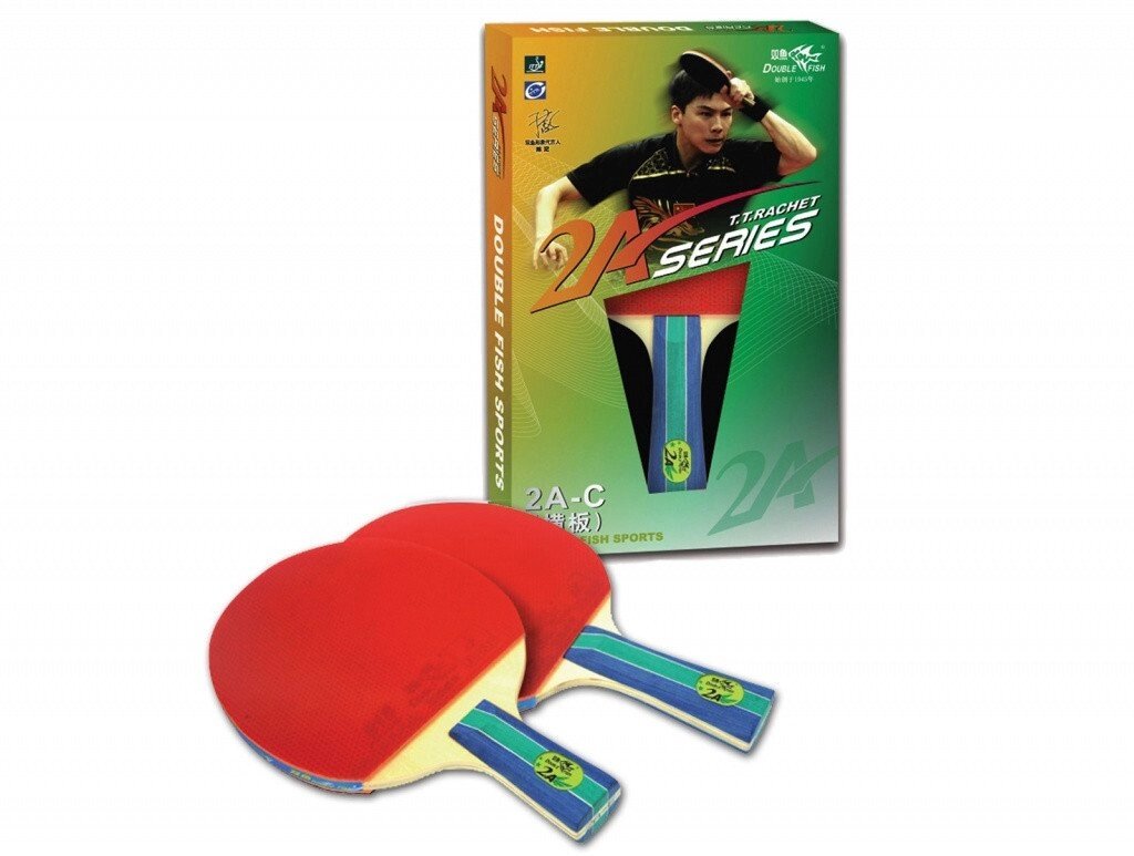 Ракетка для настольного тенниса DOUBLE FISH - 2А-С (ITTF) от компании Интернет-магазин ProComfort - фото 1