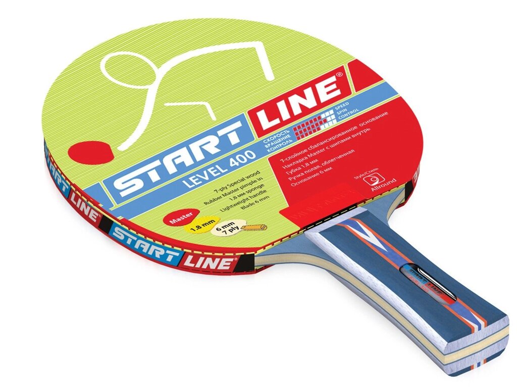 Ракетка теннисная Start Line Level 400 - сбалансированная ракетка от компании Интернет-магазин ProComfort - фото 1