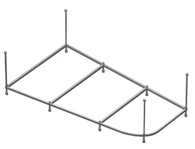 Рама Vento Spa для ванны NIKA 160х105, 160.105.02.100-01 (NK160.105FR)(правая) от компании Интернет-магазин ProComfort - фото 1