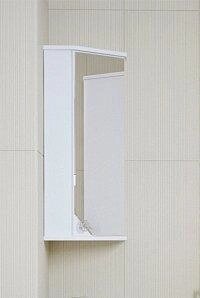 Шкаф с зеркалом  Corozo "ФЛОРЕНЦИЯ" навесной угловой прав K508781 от компании Интернет-магазин ProComfort - фото 1