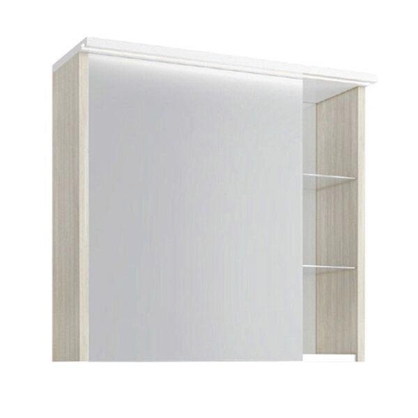 Шкаф зеркальный Марино 80 EDELFORM, белый с выбеленным деревом (2-792-48-S) от компании Интернет-магазин ProComfort - фото 1