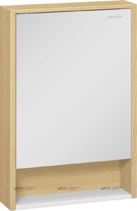Шкаф зеркальный Уника 60 EDELFORM, белый с дуб гальяно (2-746-45)