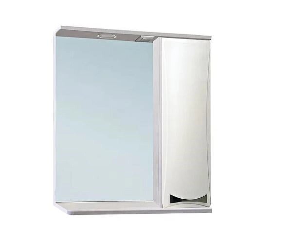 Шкаф зеркальный Vako "Бант 800 свет" правый 16497 от компании Интернет-магазин ProComfort - фото 1