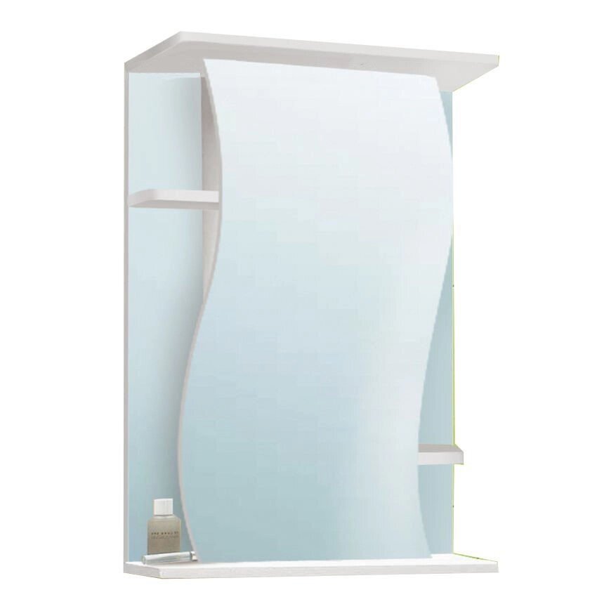 Шкаф зеркальный Vako "Лилия 550" 55x70x23 правая белый (10256) от компании Интернет-магазин ProComfort - фото 1