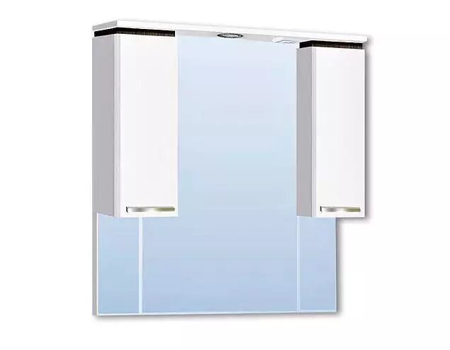 Шкаф зеркальный Vako "Линия 1000 свет" венге 14268 от компании Интернет-магазин ProComfort - фото 1