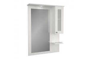 Шкаф-зеркало EDELFORM Гент 70, белый матовый (2-202-032-S)