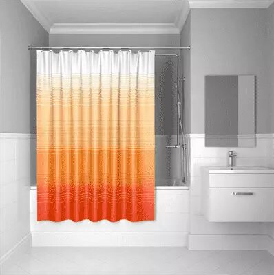 Штора IDDIS Orange Horizon для ванны полиэстер 200*200 (300P20RI11) от компании Интернет-магазин ProComfort - фото 1