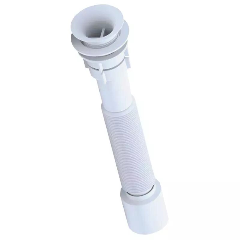 Сифон Ани Пласт G315 Варяг гофрированный удлиненный белый пластик для умывальника 1 1/4*50 (50 ш/к) от компании Интернет-магазин ProComfort - фото 1