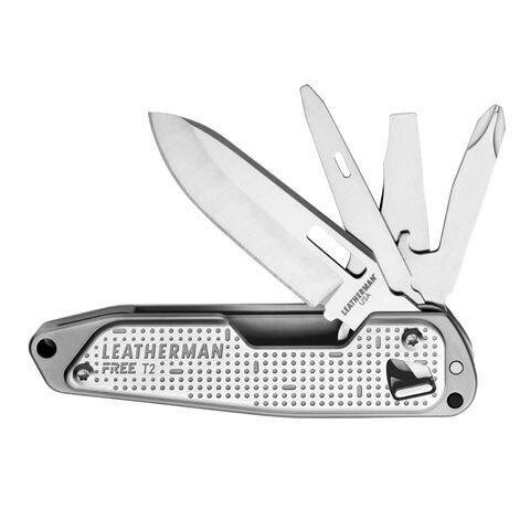 Складной нож LEATHERMAN Мод. FREE T2 (8^) - лезвие (420HC): 5,6см, фиксатор (вес: 94г.), R 39005 от компании Интернет-магазин ProComfort - фото 1