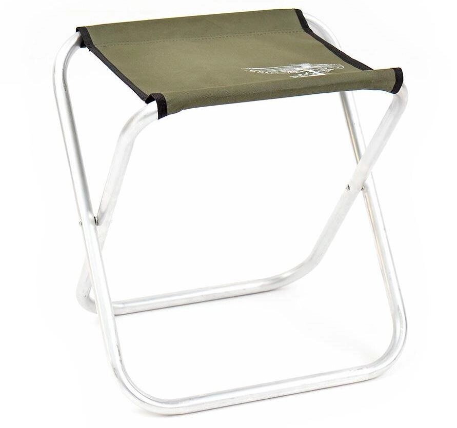 Складной стул МАХ (46х35х45см) (0,8кГ) (труба алюмин. 22х1,2мм) (макс. нагрузка: 120кГ) (олива) R86752 от компании Интернет-магазин ProComfort - фото 1