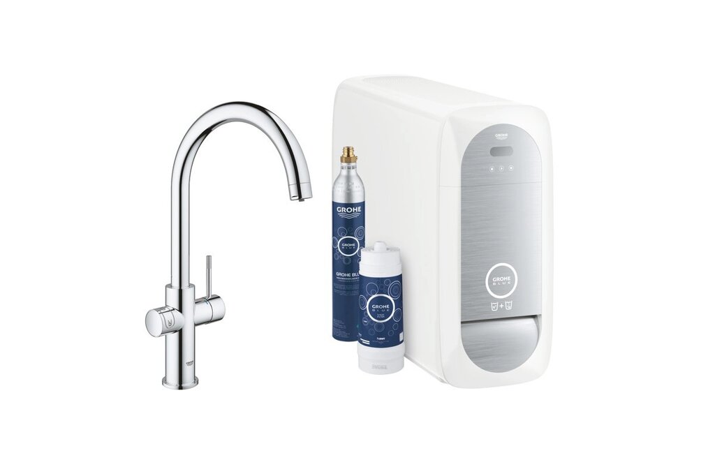 Смеситель для кухни с функцией газирования воды GROHE Blue Home 31455000 от компании Интернет-магазин ProComfort - фото 1