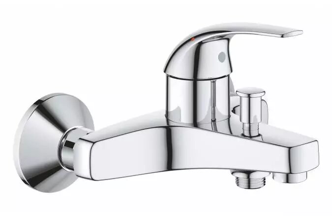 Смеситель для ванны GROHE BauCurve, настенный монтаж 23599000 от компании Интернет-магазин ProComfort - фото 1