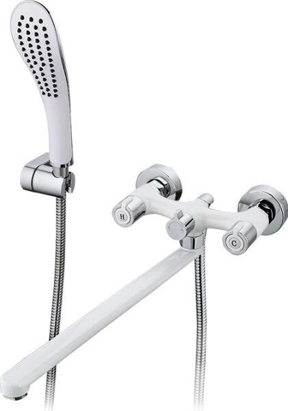 Смеситель GAPPO для ванны G2249 Белый Хром от компании Интернет-магазин ProComfort - фото 1