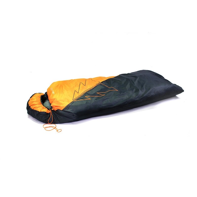 Спальник одеяло правый оранж/сер 200г/м2 холофайбер (10шт) от компании Интернет-магазин ProComfort - фото 1
