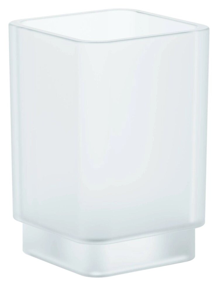 Стакан для зубных щеток GROHE Selection Cube, хром 40783000 от компании Интернет-магазин ProComfort - фото 1