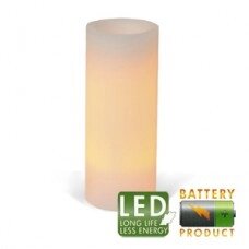 Свеча светильник LED d 10x25см кремовая таймер батарейка 67-22 от компании Интернет-магазин ProComfort - фото 1