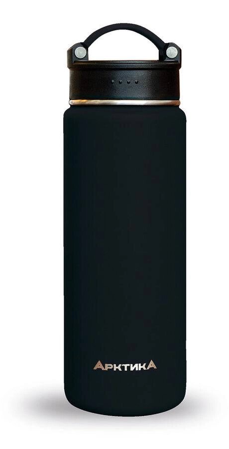 Термос ARCTICA  DRINK (0,53л)(10ч)(металл)- черный, R 84634 от компании Интернет-магазин ProComfort - фото 1